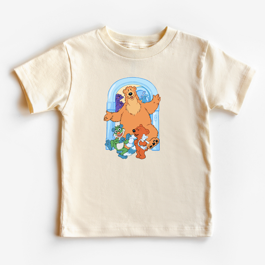 Welcome To The Blue House Natural Bella + Canvas 3001T Toddler T-Shirt